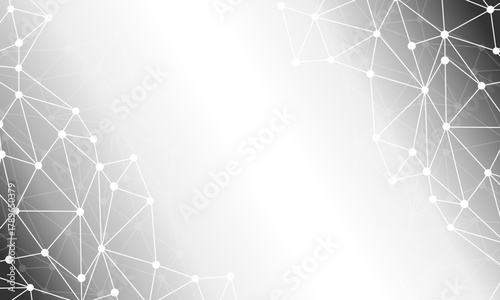 ネットワークの幾何学抽象背景