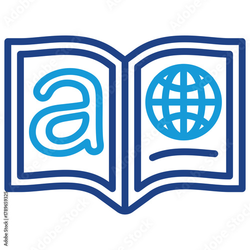 Language Book Icon