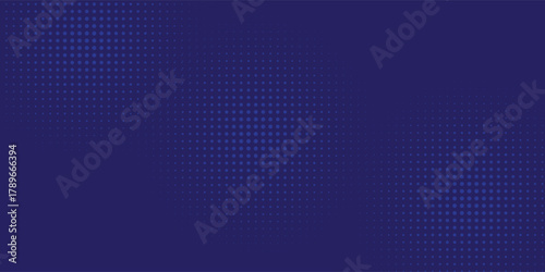 Vector blue and crimson pop art background with halftone dots in comic style disign