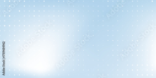 Abstract dotted light blue background with sheer waves. Halftone pattern design soft circle geometric graphic, mosaic