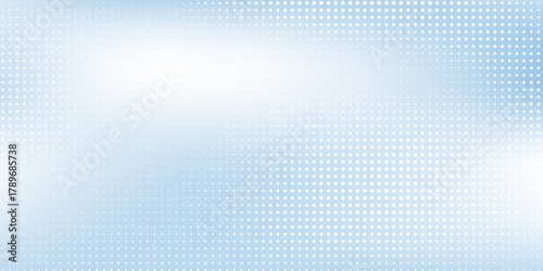 Abstract dotted light blue background with sheer waves. Halftone pattern illustration on white blie steel modern art good nice