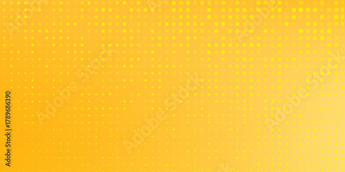 Dots halftone yellow color pattern gradient texture background. Dots pop art soft texture nice good vintage