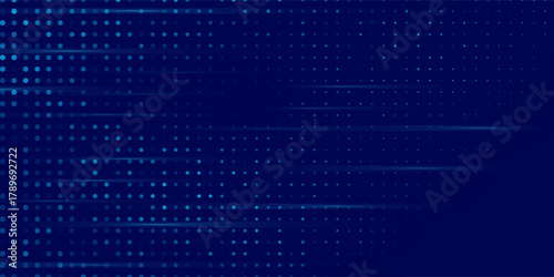 Blue dots Binary Data Software Programming Code Background. simple art nice good space abstract flow neutural