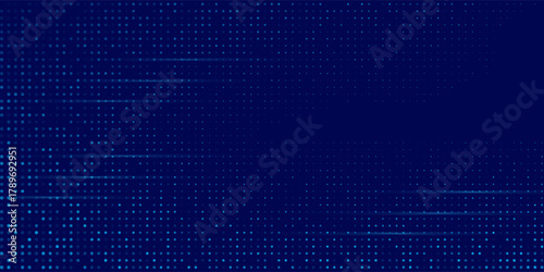 Blue dots Binary Data Software Programming Code Background. simple art nice good space abstract