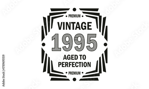vintage 1995 aged to perfection t shirt design