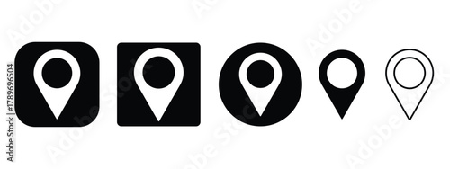 location icon, location pin, icon template, icon design vector
