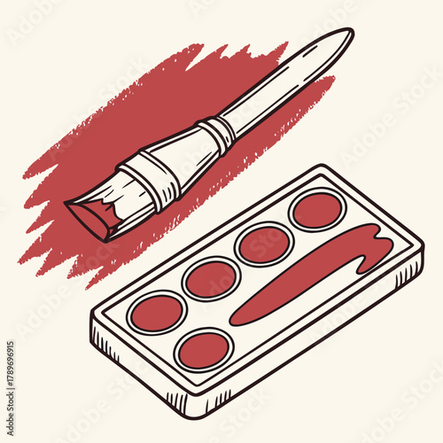 illustration of a pen and a pencil