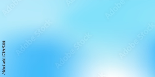 Modern Pastel rainbow. Light blue white color vector banner. Pastel gradient sky pattern. abstract