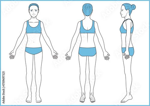 女性 / 全身 / 下着