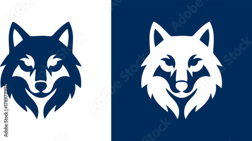 Logo Stylized Wolf Head Emblem - A Powerful and Iconic Design