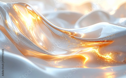 白とゴールドのエレガントなイメージ背景テクスチャ	
