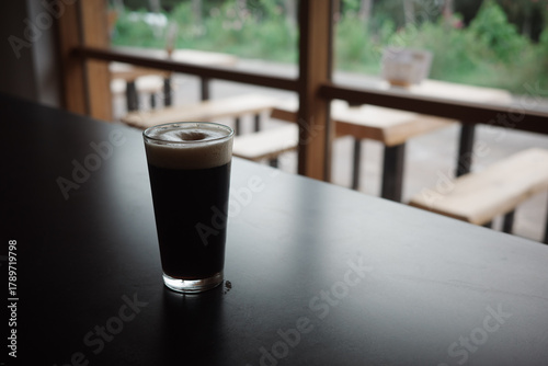 cup of coffee on the table