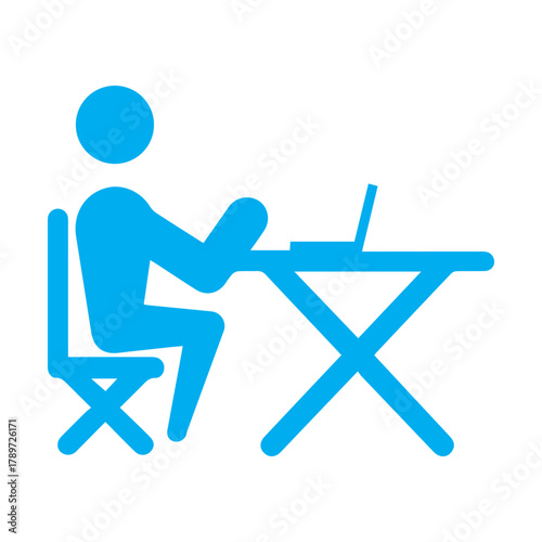 Person Working on Laptop