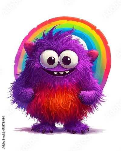 Adorable Little Monsters Kids Wallpaper whimsical adorable little monsters wallpaper background Cute Cartoon Fantasy Pattern Design Colorful Whimsical Children’s Illustration