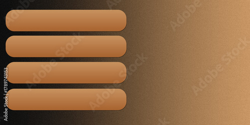 Abstract beige brown color gradient dark background grainy noise texture banner website header design