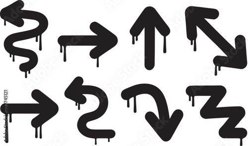Graffiti arrow set