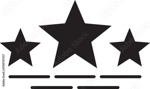 Star three rating icon