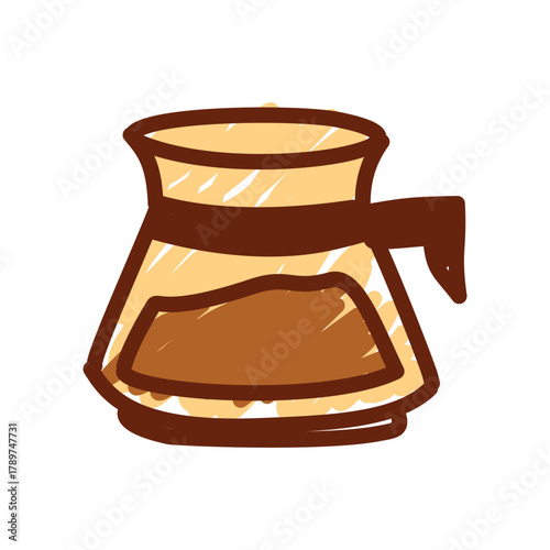 Coffee Doodle of an coffee pot
