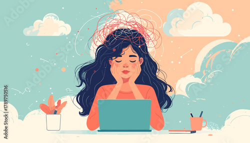 Combating Burnout and Managing Stress A Visual Depiction of Overwhelm and Strategies for Relief