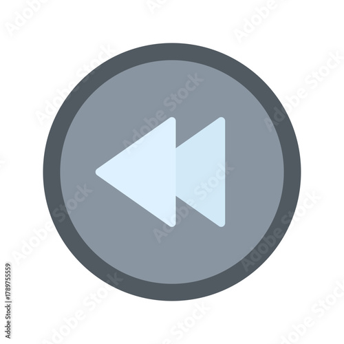 Free Download Rewind Symbol Icon - GFXLoad