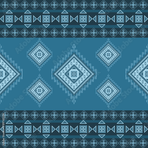 fabric tribal ikat  pattern . Abstract ethnic  art. Oriental style. Design for background, wallpaper, vector illustration, textile, fabric, clothing, carpet, embroidery.