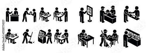 Cafeteria Icons Grid