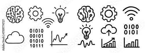 AI Role Doodle Icons