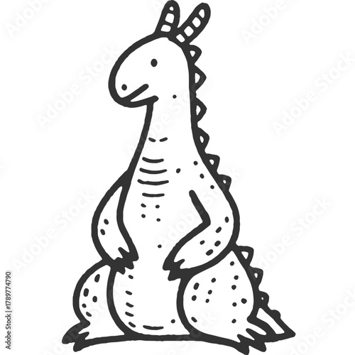 Canvas Print Quiet Mindless Sky Vintage Illustration Vector