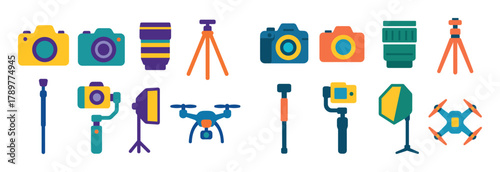 Photography Gear Icons