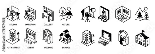 Isometric Photography Icons