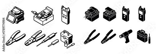 Fiber Optic Tools Icons