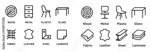 Office Furniture Icons