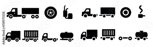Truck Icon Set