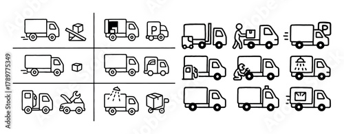 Truck Activity Icons