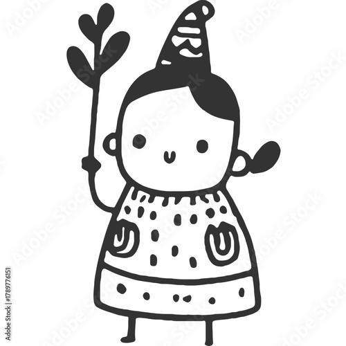 Gashed Memory Vintage Illustration Vector