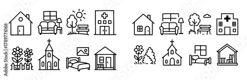 Comforting Places Doodles