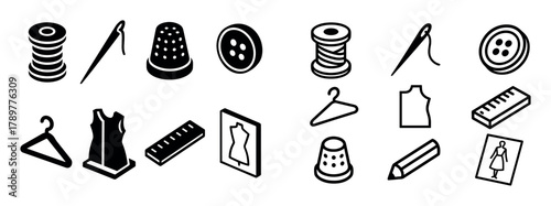 Tailor Icons Grid