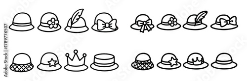 Women's Hat Icons