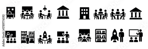 Business Icons Grid