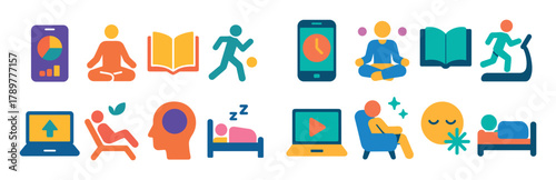 Digital Wellbeing Icons