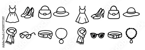 Fashion Doodle Icons
