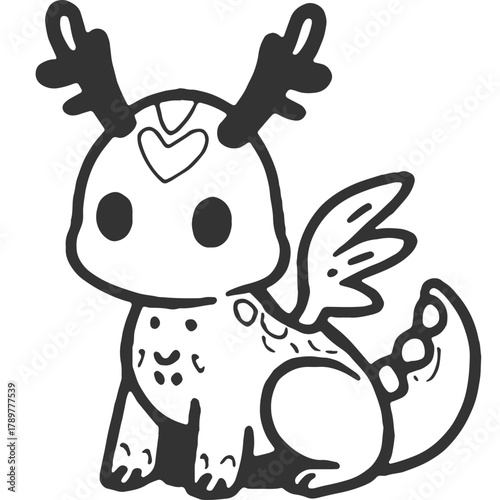 Gutted Glory Vintage Illustration Vector