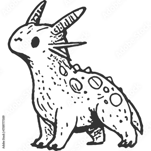 Gutted Glory Vintage Illustration Vector