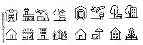 Minimalist Meeting Icons