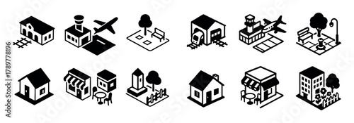 Isometric Icon Grid