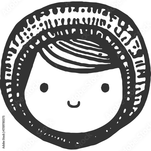 Line Vintage Illustration Vector