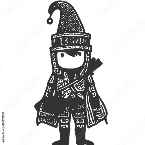 Wake from the Noise Vintage Illustration Vector