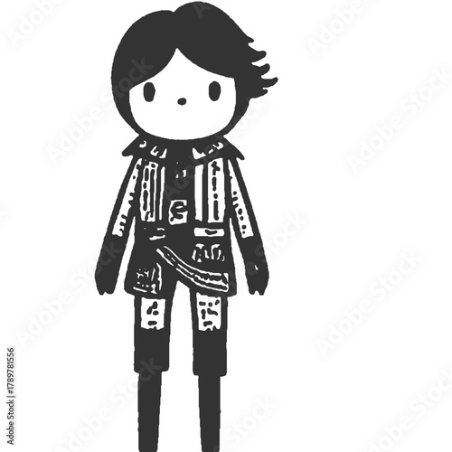 Wake from the Noise Vintage Illustration Vector