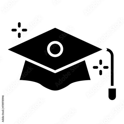 Graduation Hat Vector Icon