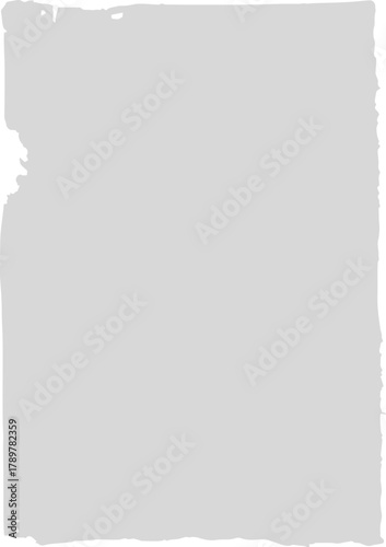 blank sheet of paper on white background